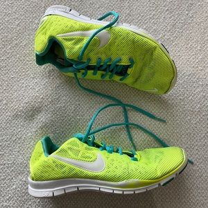 Nike free run yellow 8